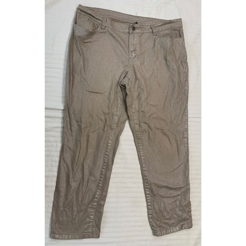 AZI WOMENS SPARKLY JEANS PANTS SIZE 12 INSEAM 27